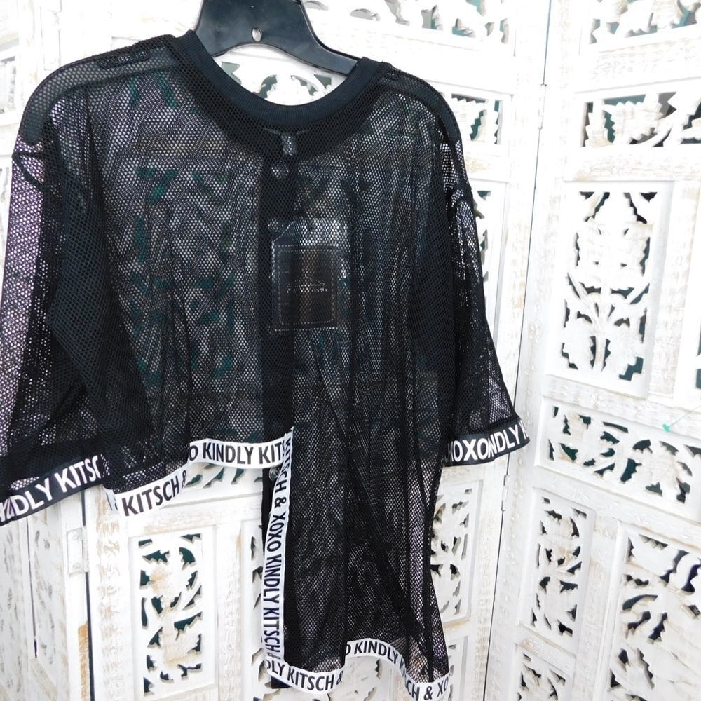 Sheer Black Top Size M - Picture 6 of 8